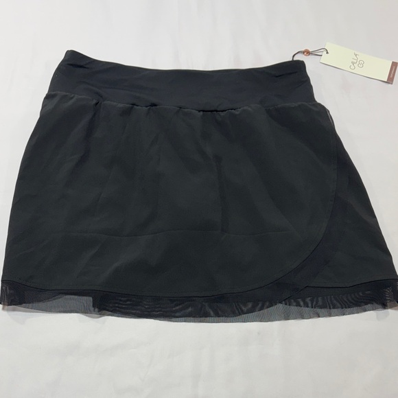 CALIA Women's Mesh Pieced High Rise Skirt small Black
NWT - Picture 2 of 9